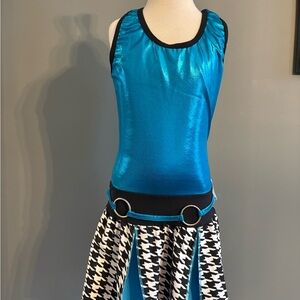 Turquoise Dance Costume -Tap, Jazz